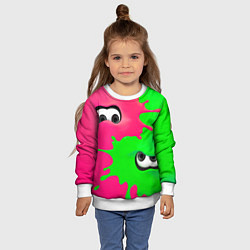 Свитшот детский Глаза монстров, цвет: 3D-белый — фото 2