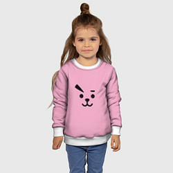 Свитшот детский BT21 Cooky, цвет: 3D-белый — фото 2