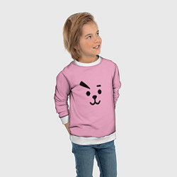 Свитшот детский BT21 Cooky, цвет: 3D-белый — фото 2