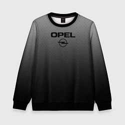 Детский свитшот Opel тёмно-серый градиент