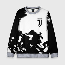 Детский свитшот Juventus smoke black fire