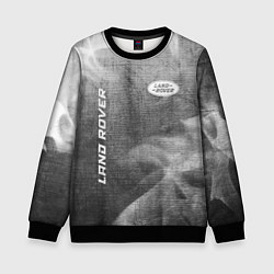 Свитшот детский Land Rover - grey gradient вертикально, цвет: 3D-черный