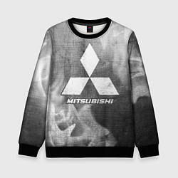 Детский свитшот Mitsubishi - grey gradient