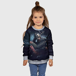 Свитшот детский Викинг хускарл с секирой, цвет: 3D-меланж — фото 2