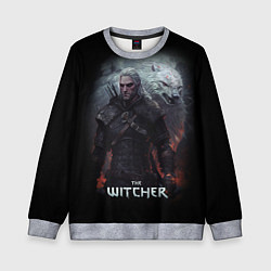 Детский свитшот Ведьмак и белый зверь