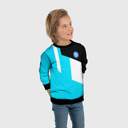 Свитшот детский Napoli geometry fc, цвет: 3D-черный — фото 2