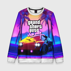 Детский свитшот Vice city retro wave Lambo