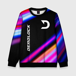 Свитшот детский Deadlock speed game lights, цвет: 3D-черный