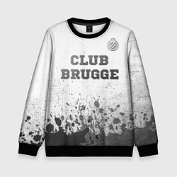 Детский свитшот Club Brugge - white gradient посередине