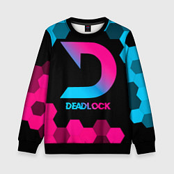 Детский свитшот Deadlock - neon gradient