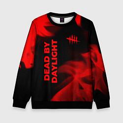 Детский свитшот Dead by Daylight - red gradient вертикально