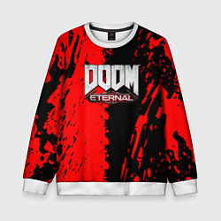 Детский свитшот Doom eternal краски