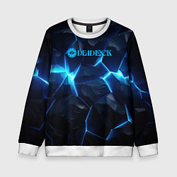 Детский свитшот Deadlock logo синий лого