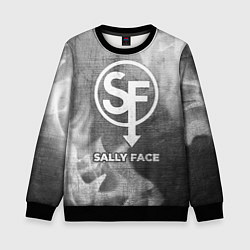 Свитшот детский Sally Face - grey gradient, цвет: 3D-черный