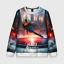 Свитшот детский Deadlock Haze, цвет: 3D-белый