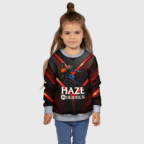 Детский свитшот Deadlock Haze Мгла / 3D-Меланж – фото 4