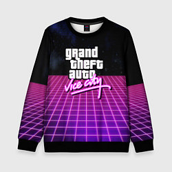 Детский свитшот GTA retro wave