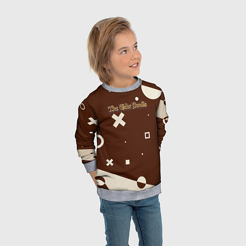 Детский свитшот The Elder Scrolls retro game / 3D-Меланж – фото 3