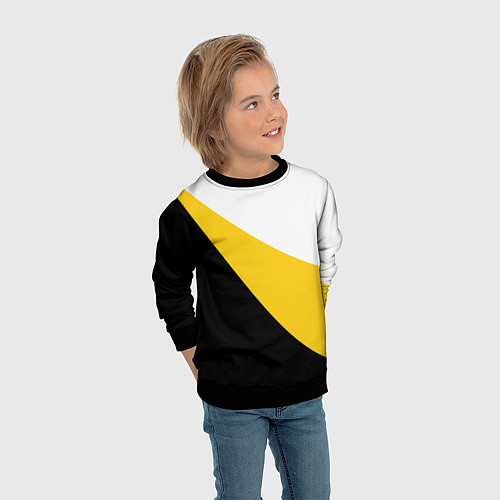 Детский свитшот Сокрушу пред ним врагов его большой КЦК / 3D-Черный – фото 3