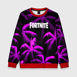 Детский свитшот Fortnite тропики