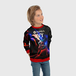 Свитшот детский Ivy Deadlock, цвет: 3D-красный — фото 2