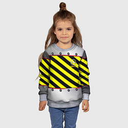 Свитшот детский Opel линии, цвет: 3D-меланж — фото 2