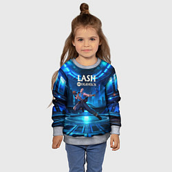 Свитшот детский Lash Deadlock, цвет: 3D-меланж — фото 2