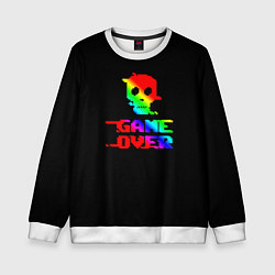 Детский свитшот Game over gradient