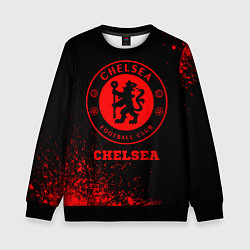 Детский свитшот Chelsea - red gradient