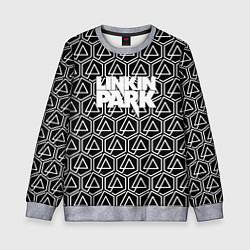 Свитшот детский Linkin park pattern, цвет: 3D-меланж