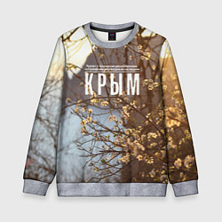 Свитшот детский Курорт Крым, цвет: 3D-меланж