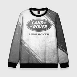 Детский свитшот Land Rover - white gradient