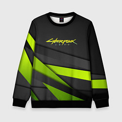 Детский свитшот Cyberpunk 2077 stripes line