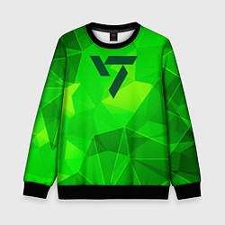 Детский свитшот Seventeen green poly