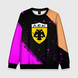 Детский свитшот AEK fc geometry splash
