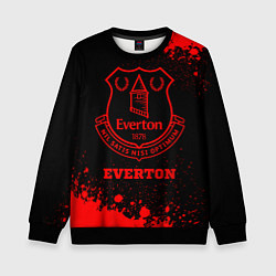 Детский свитшот Everton - red gradient