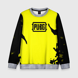 Детский свитшот PUBG краски текстура