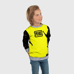 Свитшот детский PUBG краски текстура, цвет: 3D-меланж — фото 2