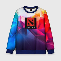 Детский свитшот DOTA geometry neon