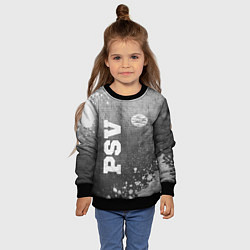 Свитшот детский PSV - grey gradient вертикально, цвет: 3D-черный — фото 2