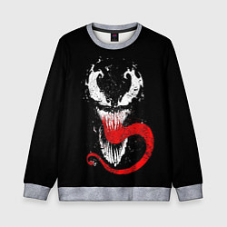 Свитшот детский Лицо Венома, цвет: 3D-меланж