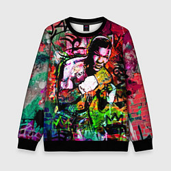 Детский свитшот Майк Тайсон граффити