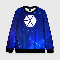 Детский свитшот Exo blue poly