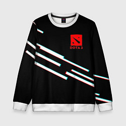 Свитшот детский DOTA2 lines, цвет: 3D-белый