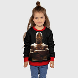 Свитшот детский Майк Тайсон бруклин, цвет: 3D-красный — фото 2