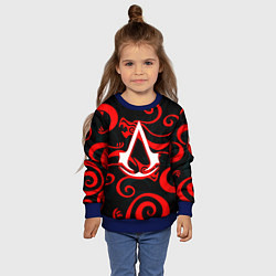 Свитшот детский Assassins Creed Shadows, цвет: 3D-синий — фото 2