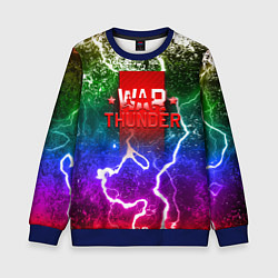 Детский свитшот Wartunder неоновые брызги красок