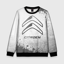 Детский свитшот Citroen - white gradient