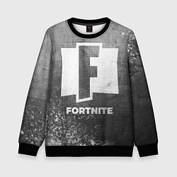 Детский свитшот Fortnite - grey gradient