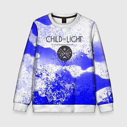 Детский свитшот Child of Light брызги красок